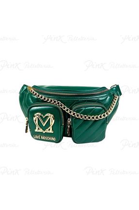 کیف دوشی مشکی زنانه چرم مصنوعی Love Moschino - کد 894034587