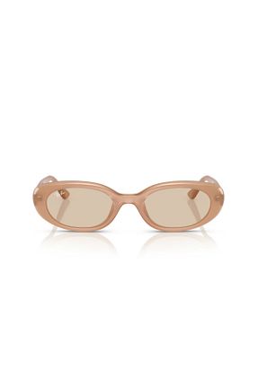 عینک آفتابی قهوه ای زنانه 53 Ray-Ban - کد 873936581