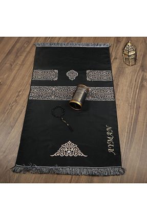 سجاده مشکی پنبه ای Asyabayrak - کد 877216741