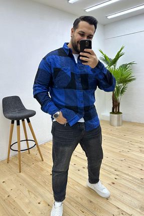 پیراهن سرمه ای مردانه رگولار VİP LOKAL - کد 894037367