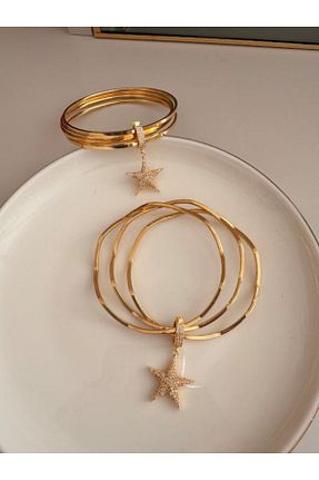 دستبند استیل (فولاد) زرد استیل (فولاد) simy accessories - کد 894061012
