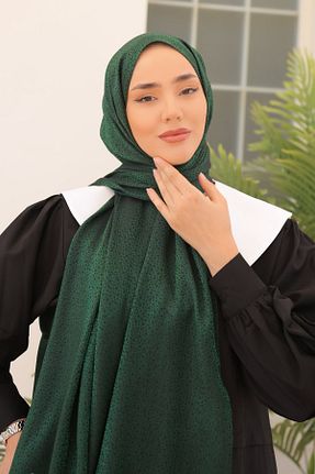 شال سبز زنانه ویسکون Silk Home - کد 894052527