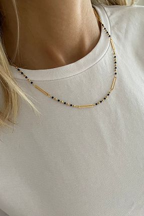 گردنبند جواهر طلائی زنانه روکش طلا Bonnjerra Jewellery - کد 894065980