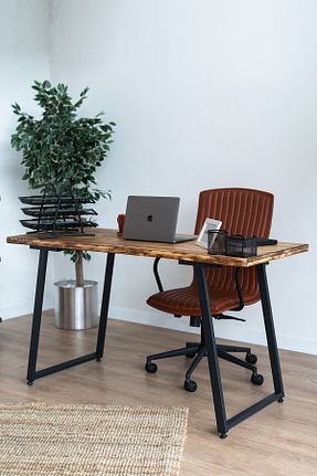 میز تحریر قهوه ای 75 سانتی متر Plus aksesuar - کد 148425766