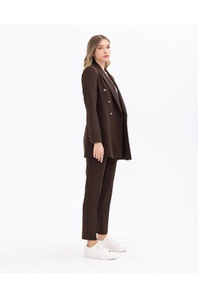 شلوار قهوه ای زنانه پلی استر SEÇİL - کد 878553761
