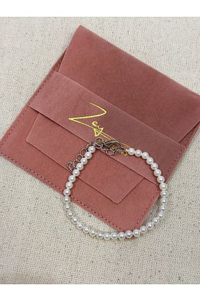 دستبند مروارید سفید مروارید آب شیرین Zey Jewellery - کد 892259410