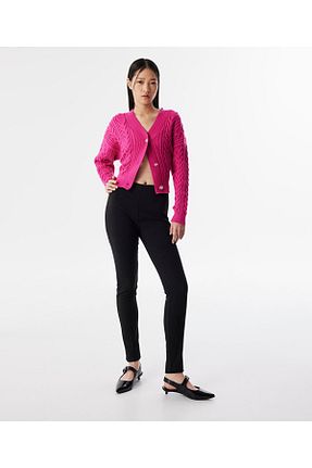 شلوار مشکی زنانه بافتنی Twist - کد 894070460