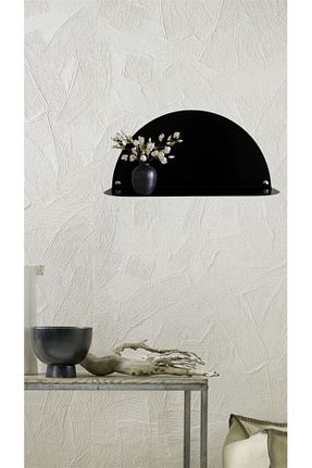 قفسه دیواری مشکی 40 سانتی متر Home - کد 885984116
