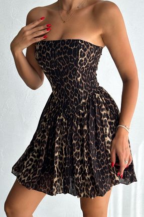 لباس قهوه ای بافت Lady Doll - کد 894100379