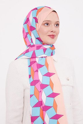 شال صورتی زنانه پلی استر Levidor - کد 894115761