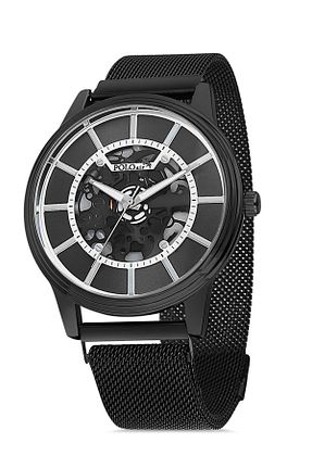 ساعت مچی مشکی مردانه 41-45 میلی متر polo air - کد 743217836
