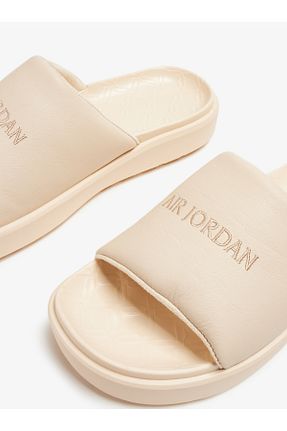 دمپائی اسپرت بژ زنانه چرم خالص Nike - کد 896011632