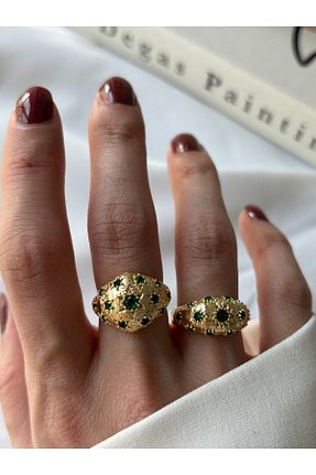 انگشتر جواهر سبز زنانه زیرکن ringbox - کد 894154800