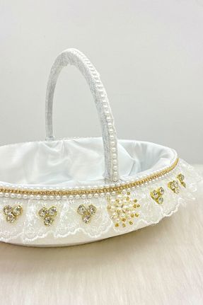 عقد و عروسی و حنابندان سفید ZEYMERADE - کد 894153391