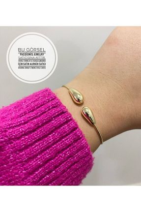 دستبند جواهر زرد زنانه برنجی Passionis Jewelry - کد 875927421