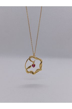 گردنبند نقره زرد زنانه 925 عیار Kjewelry - کد 894153701