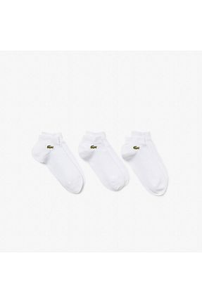 جوراب سفید زنانه پنبه ای Lacoste - کد 313463450