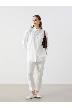 پیراهن نباتی زنانه اورسایز LC Waikiki - کد 904124975