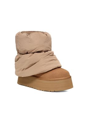 بوت / نیم بوت بژ زنانه پلی استر UGG - کد 873745093