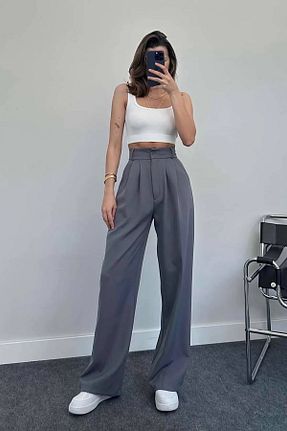 شلوار طوسی زنانه بافتنی Yefrastore - کد 894158942