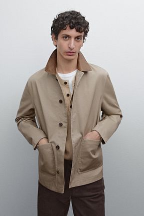 کت قهوه ای مردانه رگولار Massimo Dutti - کد 894183603