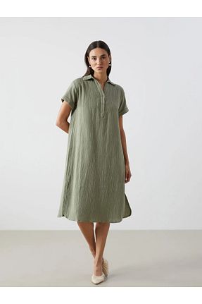 لباس سبز زنانه بافتنی LC Waikiki - کد 894188199