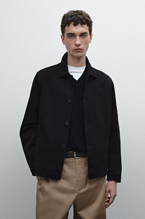 کت مشکی مردانه رگولار Massimo Dutti - کد 896020386