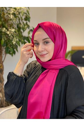 شال قرمز زنانه پلی استر Sima - کد 894493728