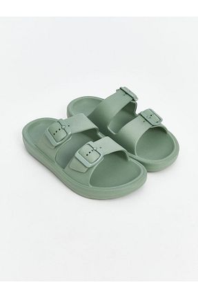 دمپائی سبز بچه گانه چرم مصنوعی LC Waikiki - کد 894206320