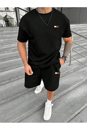 ست بالاتنه و پائین تنه مشکی زنانه بافتنی Boi - کد 894202688