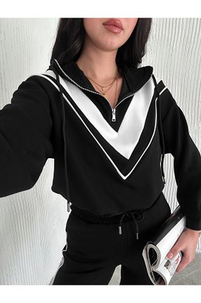 ست کرمکن اسپرت مشکی زنانه پنبه پلی استر sportiness - کد 896029634