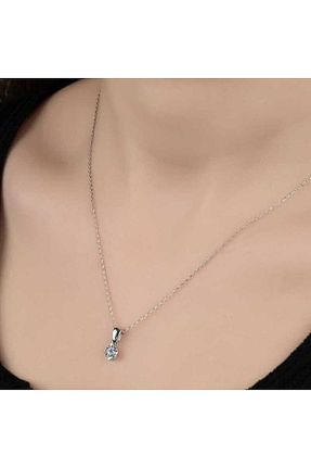 گردنبند نقره رنگی زنانه 925 عیار Gumush - کد 338847043