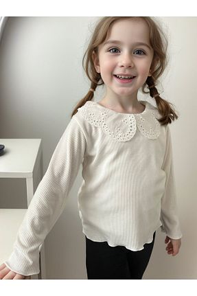 بادی سفید بچه گانه یقه نوزاد azecekids - کد 824765907