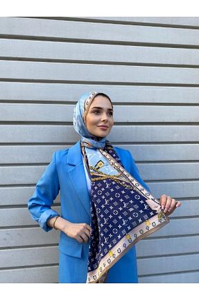 شال آبی زنانه Webinay Home - کد 894275997