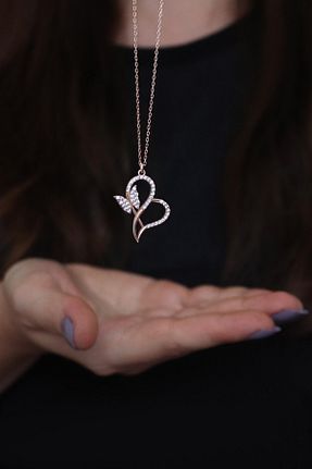 گردنبند نقره صورتی زنانه 925 عیار Parmas Design - کد 52023682