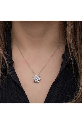 گردنبند نقره رنگی زنانه 925 عیار Gumush - کد 799464174
