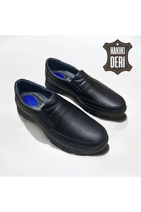 کفش کلاسیک مشکی مردانه چرم خالص Sevgi Kundura - کد 894298274