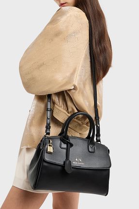 کیف دستی مشکی زنانه پلی استر Armani Exchange - کد 896054734