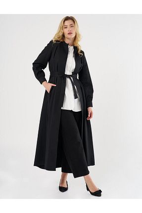 کلاه و ابایا مشکی زنانه پنبه ای KYR - کد 894326662