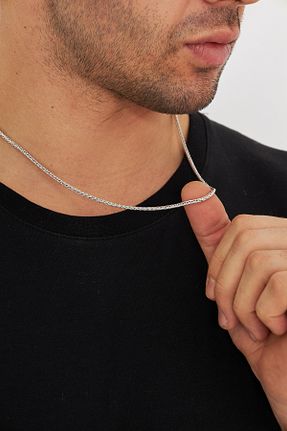 گردنبند نقره مردانه 925 عیار Ventino Silver - کد 891787265
