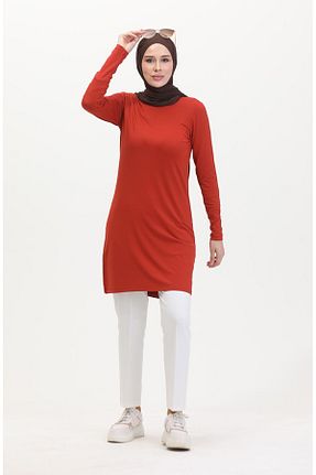 بلوز حجاب زرشکی زنانه ویسکون SPROUT fresh - کد 894459731