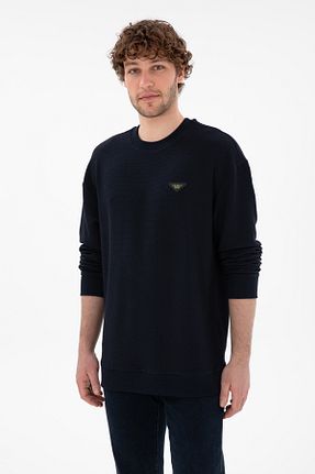 سوئیشرت سرمه ای مردانه ساده U.S. Polo Assn. - کد 894424109