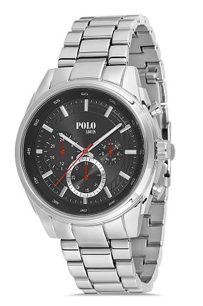 ساعت مچی طوسی مردانه 41-46 میلی متر Polo Louis - کد 894473804