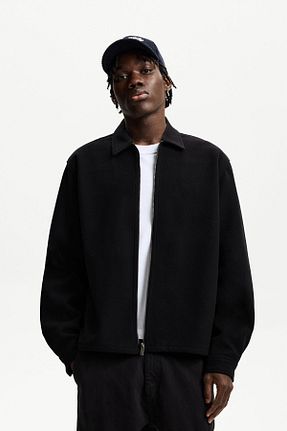 پیراهن مشکی مردانه Boxy Bershka - کد 895880338