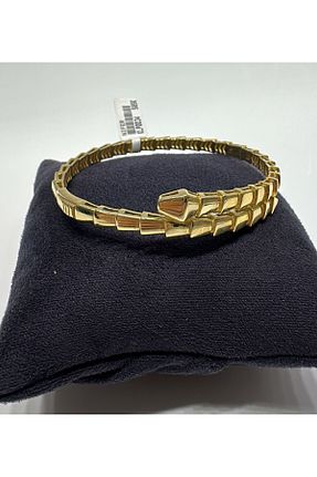 دستبند طلا رنگی زنانه 14 عیار Niferkuyumculuk - کد 896106131