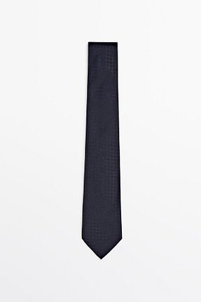 کراوات آبی مردانه بافتنی Massimo Dutti - کد 894471493