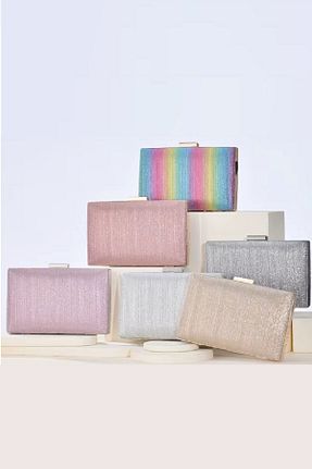 کیف مجلسی رنگی زنانه چرم مصنوعی GUİZA - کد 894529287