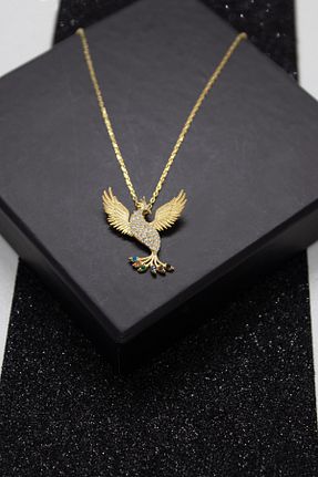 گردنبند نقره طلائی زنانه 925 عیار Parmas Design - کد 846048183