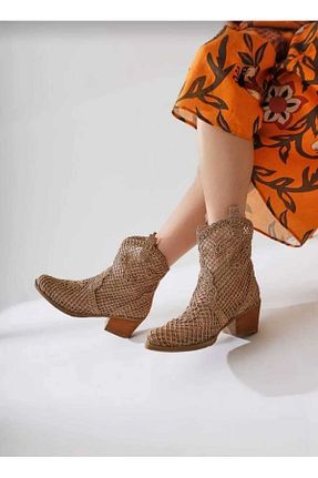 بوت / نیم بوت قهوه ای زنانه پارچه ای SOFT JAZZ - کد 894502062