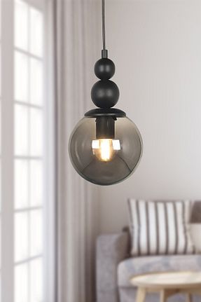 لوستر مشکی فلزی Ömür Avize - کد 357860067